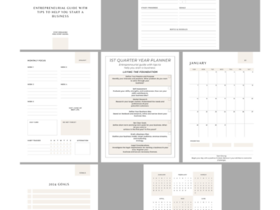 2024  – Grades 10-11-12 Study Planner