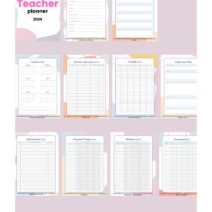 2024 Teacher Planner