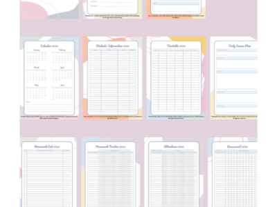 2024 Teacher Planner